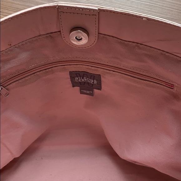 Blush Pink leather bag - Picture 3 of 3